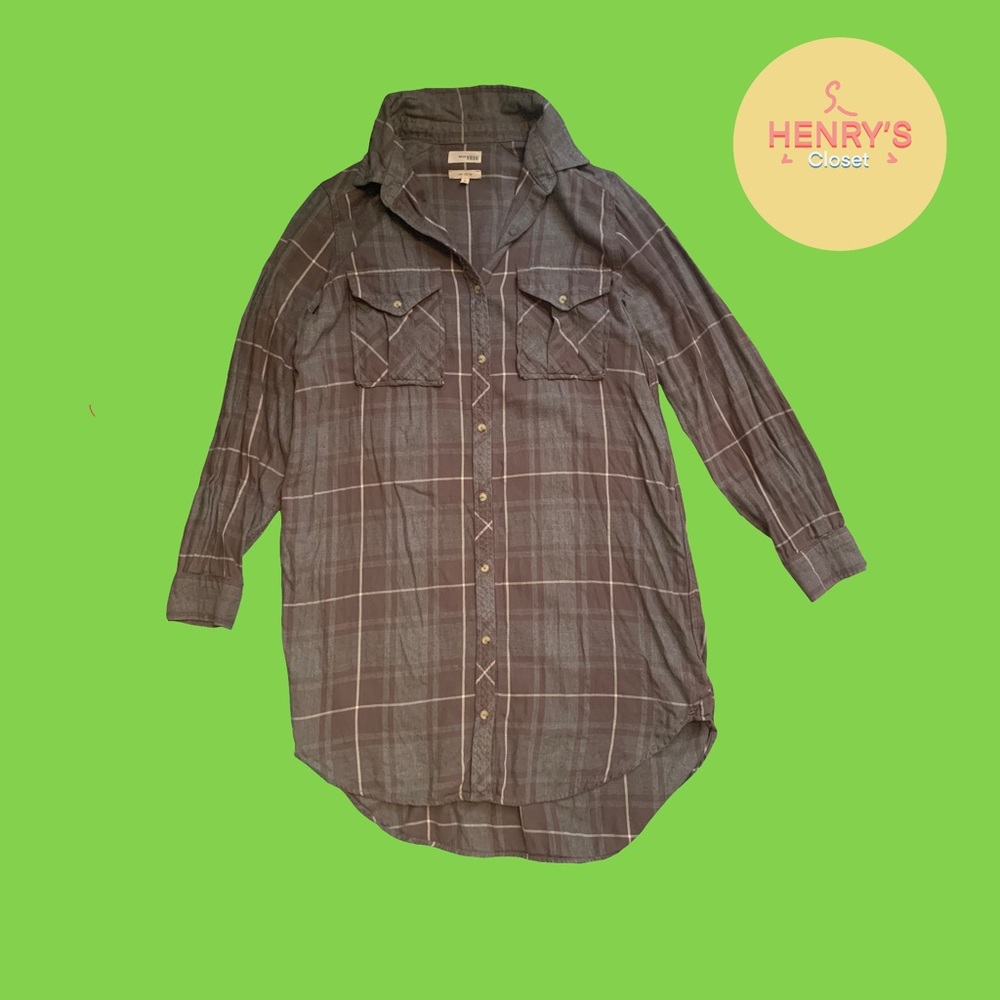 Aritzia Wilfred Free Veronika Flannel Dress